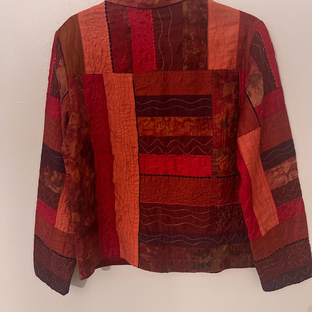 Boho Quilted Patchwork Jacket Draper’s & Damon’s … - image 3